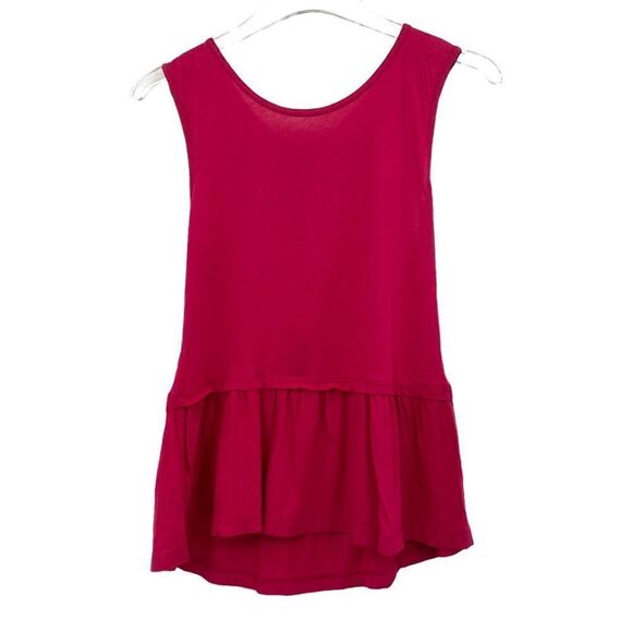 Zara Zipper Back Peplum Top, Size M - Picture 4 of 7